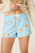 Pj Salvage Flannels Beary Cute Bear Print Flannel Shorts